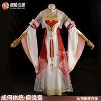 He Shun Anime Yu Wanyin Cosplay Costume Han Element Chinese Style Dress for Women