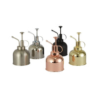Stainless Steel Watering Can for Indoor Plants, Small Garden Spray Bottle with Zinc Alloy Nozzle