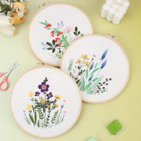 DIY Floral Bouquet Hand Embroidery Kit for Beginners