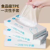 Disposable Food Grade Plastic Gloves for Kitchen and Catering, Waterproof and Oil-proof