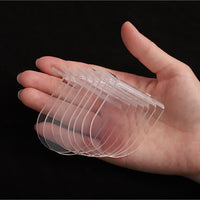 Clear Acrylic L-Shaped Display Stand for Figurines, Dolls, and Photo Frames
