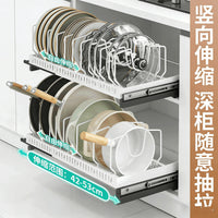 Under-Sink Pull-Out Cabinet Organizer for Pots, Pans, Lids, and Dishes
