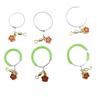 Luminous Stainless Steel Bird Collar for Parrots and Cockatiels, Anti-Escape Training Harness