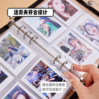 Transparent Simple 3-inch Photo Album with 20 Pages for Instax and K-Pop Photocards