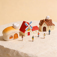 Miniature Landscape Moss Micro-World Castle Figurines for DIY Garden Decor