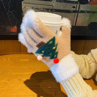 Winter Warm Knitted Touchscreen Gloves for Men and Women, Christmas Gift