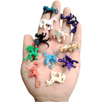 Mini Soft Rubber Dinosaur Model Figurines for Micro Landscape Decoration