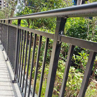 Galvanized Steel Balcony Railing for Indoor/Outdoor Use