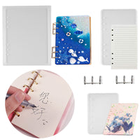 Mirror Finish A4 A5 A6 Notebook Resin Silicone Mold for DIY Epoxy Journal Covers