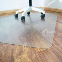 PVC Rectangular Chair Mat for Hardwood Floors, Clear Desk Chair Mat, Non-Slip Floor Protector