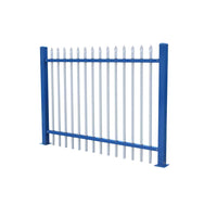 Thickened Zinc Steel Garden Fence Panel for Yard and Patio