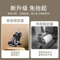 Universal Caster Wheel Stopper Pads Anti-Slip Furniture Wheel Chocks
