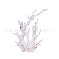 New Chinese Style Abstract Transparent Sculpture Ornament for Bookshelf and Living Room Decor