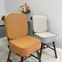 Kids Heightening Seat Cushion with Coir and Rattan Mat for Dining and Study, Dual-Sided Summer/Winter Use