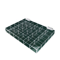 Clear Acrylic Divided Storage Box with Lid for Jewelry and Small Items