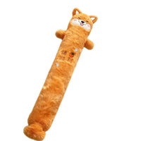 Long Hot Water Bottle with Plush Cover for Bed Warming and Pain Relief
