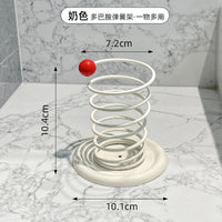 Bathroom Countertop Toothbrush Holder and Organizer with Drainage