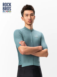 ROCKBROS Sky Road Series Men's Cycling Jersey Short Sleeve Mountain Road Bike Top