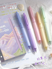 3rd Grade Class Retractable Gel Pen Set for Notes and Journaling, 0.5mm Quick-Dry Ink