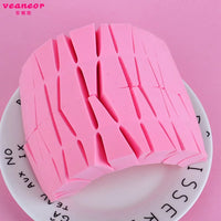 28-Cut Triangle Makeup Sponge for Wet and Dry Use, Foundation Blending Applicator