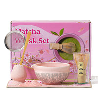 Japanese Style Matcha Bowl Set with Whisk and Accessories