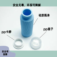 Portable Silicone Travel Bottles for Shampoo, Lotion, and Toiletries