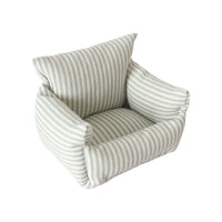 Miniature 1:12 Scale Dollhouse Single Sofa for BJD Dolls, Living Room Furniture Model