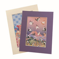 10-Pack A3/A4 Cardboard Photo Frames for Kids' Drawings & Watercolors, 8K Art Mat Boards