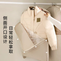 Garment Dust Cover for Wardrobe Storage, Breathable Fabric Clothes Protector Bag for Coats and Dresses