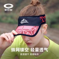 Unisex Summer Sun Visor for Running, Marathon, Hiking - Quick Dry & Breathable