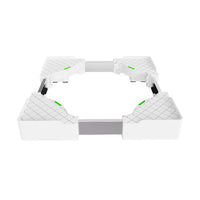 Ultra-Thin Washing Machine Base with Wheels, Shock Absorbing, Movable Pedestal for Stackable Appliances