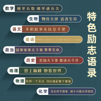 Kabaxiong Subject Notebook Set for Middle and High School Students - Math, English, Science, Error Correction Books