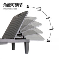 Outdoor Folding Recliner for Patio, Pool, and Beach