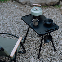 Portable Folding Camping Table with Adjustable Height for Outdoor Picnics and Fishing
