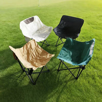 Portable Folding Moon Chair for Outdoor Camping Beach Picnics and Art Sketching
