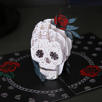 Halloween 3D Pop-Up Greeting Cards with Glitter and Gold Stamping for Parties and Messages