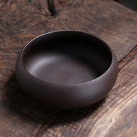 Large Zisha Tea Wash Bowl for Kung Fu Tea Set, Yixing Clay Teacup Rinser and Brush Washer