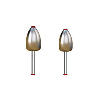 Tungsten Steel Fishing Sinker Weights with Plastic Core for Slip Floats and Long Casting