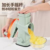 Manual Ice Shaver for Home Use - Hand-Crank Ice Crusher for Shaved Ice, Slushies, and Snow Cones