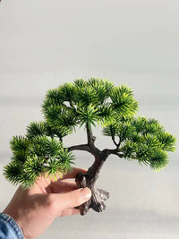 Artificial Pine Tree Bonsai for Table Centerpiece Decor