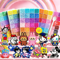 Perler Beads Kit for Kids with Iron, DIY Craft Set for Girls, Educational Toy for Ages 6+