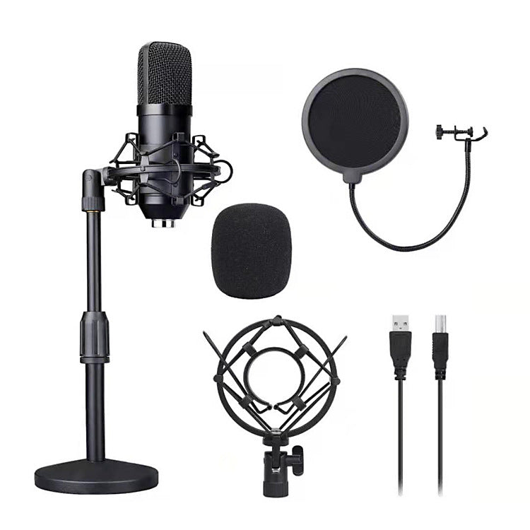 USB Condenser Microphone for Desktop PC, 192K/24Bit, for Streaming, Karaoke, and Recording