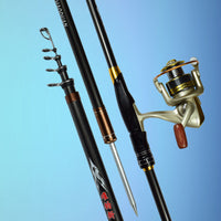Carbon Fiber Telescopic Fishing Rod Super Hard 19-Tune 5-Section for Sea Fishing