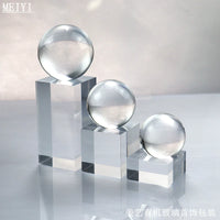 Acrylic Clear Sphere Display Stand for Jewelry, Minerals, and Collectibles