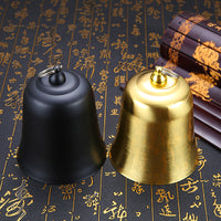 Brass Buddhist Temple Bell with Striker for Rituals and Meditation
