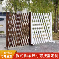 Expandable Wooden Garden Fence Trellis for Outdoor Yard Patio Decor and Plant Climbing