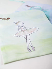 Children's Ballet Dance Shoe Bag Cotton Drawstring Pouch for Dancewear Storage