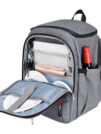 Large Capacity Insulated Backpack Cooler Bag for Outdoor Picnic Camping