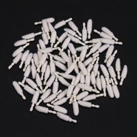 Disposable Lip Gloss Applicator Wands - Flocked Cotton Head for Lipstick & Mousse
