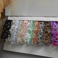 Polyester Irregular Mesh Fabric for Shoes, Bags, and Apparel - Soft Spiderweb Lace Hollow Net Material